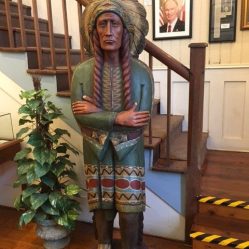 Wooden Indian-Part of Collection on Loan by Columbiana Mayor Stancil Handley