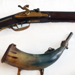 Powder Horn and Long Rifle