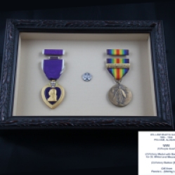 Purple Heart, Victory Medal and Vistory Button